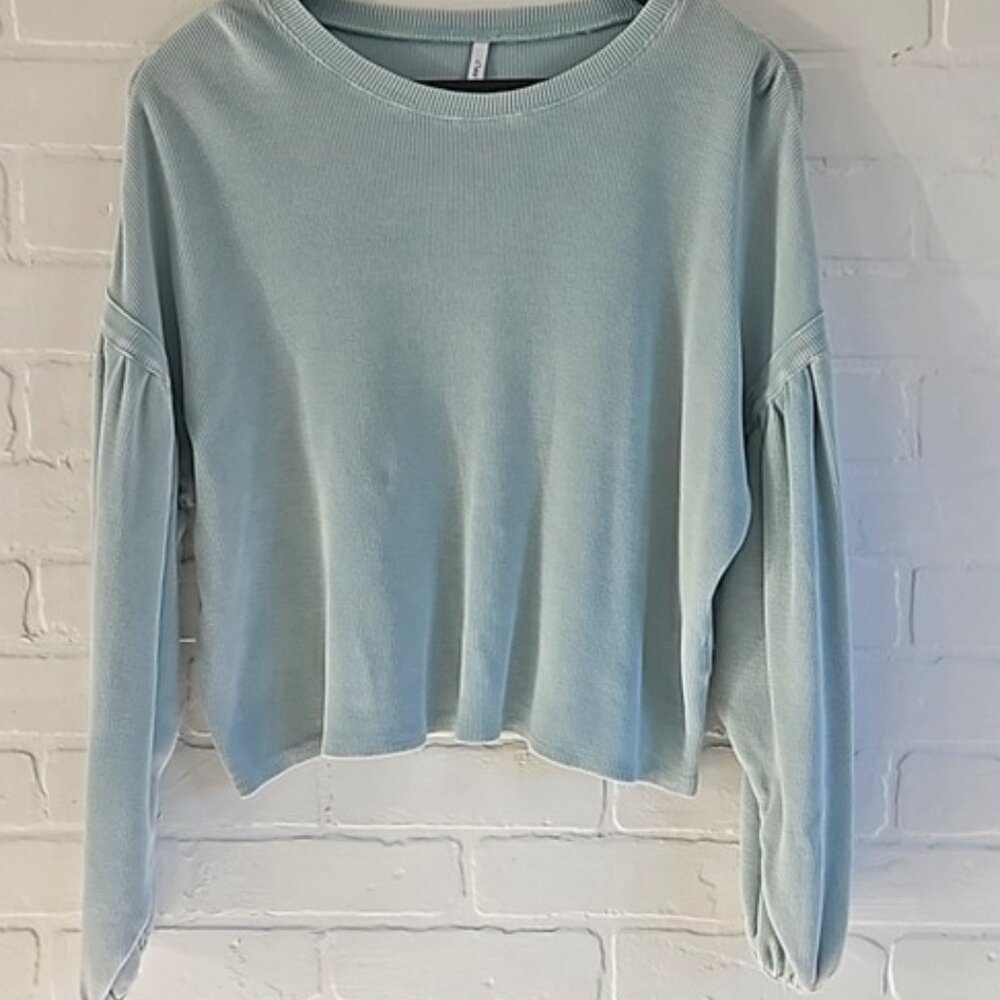 *SUPPLY**waffle, cropped top
